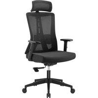 TTAP Oxford Plus Mesh Tilting Executive Chair - Black
