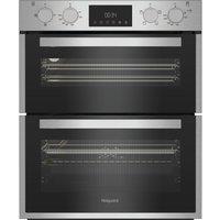 HOTPOINT DUH 10D IX Electric Built-under Double Oven - Stainless Steel, Stainless Steel