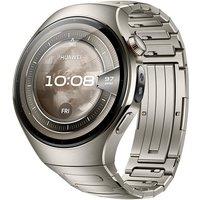 Huawei Watch 5 - Titanium Silver, Fluoroelastomer Strap, 46 mm, Silver/Grey