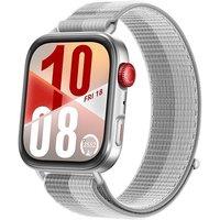 HUAWEI Watch Fit 4 - Aluminium Alloy, Grey Fluoroelastomer Strap, Silver/Grey