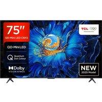 75" TCL C6KS QD-Mini LED 4K HDR Smart Google TV - 75C6KS, Black