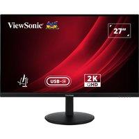 VIEWSONIC VG2709-2K-MHDU-2 Quad HD 27" LED Monitor - Black, Black