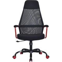 ZEN Air ZENAIR25 Gaming Office Chair, Red,Black