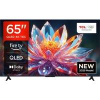 65" TCL T6C QLED 4K HDR Smart Fire TV with Freely - 65T6C-UK, Black