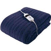 SILENTNIGHT Comfort Control Heated Throw - Navy, 160 x 120 cm