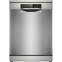 BOSCH Series 6 PerfectDry SMS6TCI02G Full-size WiFi-enabled Dishwasher - Brushed Steel, Brushed Steel