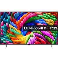 75" LG NANO90 NanoCell AI 4K HDR Smart TV 2025 - 75NANO90A6B, Black
