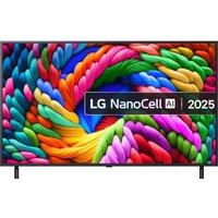 55" LG NANO90 NanoCell AI 4K HDR Smart TV 2025 - 55NANO90A6B, Black