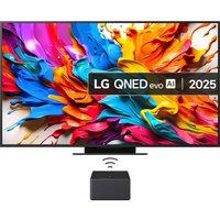 LG QNED9MA QNED evo AI 4K HDR True Wireless Smart TV 2025 - 86QNED9MA6B, Black