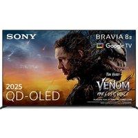 65 SONY BRAVIA 8 II QD-OLED 4K HDR Smart TV - K65XR8M25B, Silver/Grey,Black