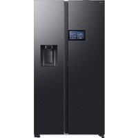 SAMSUNG Bespoke AI Series 9 RS90F64EDFEU American-Style Smart Fridge Freezer - Black, Black