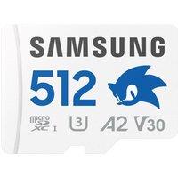 SAMSUNG Sonic Pro Plus V30 microSD Memory Card - 512 GB, Red