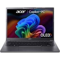 ACER Aspire 14 AI 14" Laptop, Copilot PC - IntelCore? Ultra 5, 512 GB SSD, Grey, Silver/Grey