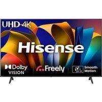 50" HISENSE 50E6NTUK Smart 4K Ultra HD HDR LED TV, Black