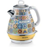 ARIETE Positano 2869/0P Jug Kettle - Yellow & White, Yellow,Silver/Grey,White