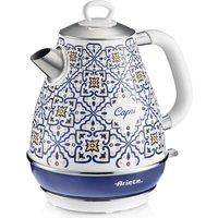 ARIETE Capri 2869/0C Jug Kettle - Blue & White, Blue,White