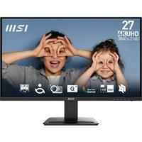 MSI PRO MP273U 4K Ultra HD 27" IPS Monitor - Black, Black