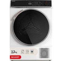 SHARP KD-NHL2S9GWE 12 kg Heat Pump Tumble Dryer - White, White
