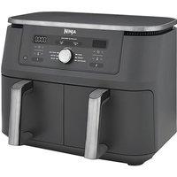 NINJA MAX 6-in-1 Dual Zone DZ400UK Air Fryer - Gun Metal Grey, Silver/Grey
