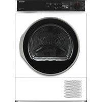 SHARP KD-NHA0S6GW1D-EN 10 kg Heat Pump Tumble Dryer - White, White