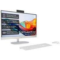 HP Pavilion 24-cr0059na 23.8" All-in-One PC - Intel Core i3, 256 GB SSD, White, White