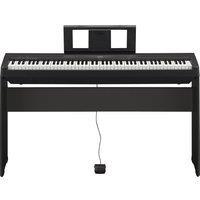 YAMAHA P-45B Digital Piano - Black, Black