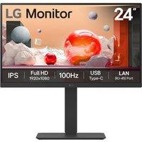 LG 24BA750-B.AEK Full HD 24" IPS Monitor - Black, Black
