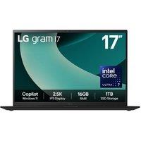 LG gram 17 17Z90T-G.AA78A1 17" Laptop, Copilot - IntelCore? Ultra 7, 1 TB SSD, Black, Black