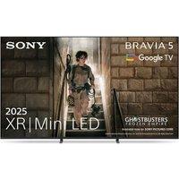 65 SONY BRAVIA 5 XR Mini LED 4K HDR Smart TV - K65XR55B, Silver/Grey,Black