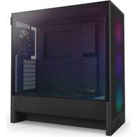 NZXT H5 Flow RGB ATX Mid-Tower PC Case - Black, Black