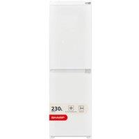 SHARP SJ-BE227M01X-EN Integrated 50/50 Fridge Freezer - Sliding Hinge, White