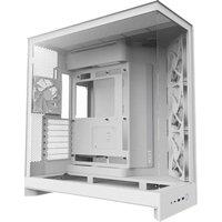 NZXT H9 FLOW ATX Mid-Tower PC Case - White, White