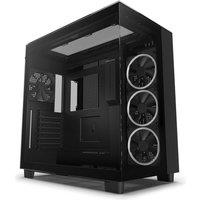 NZXT H9 ELITE ATX Mid-Tower PC Case - Black, Black