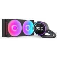 NZXT Kraken Elite 240 RGB 240 mm Liquid CPU Cooler - RGB LED, Black, Black