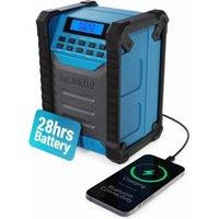 MAJORITY Landbeach Portable DABﱓ Radio - Blue & Black, Blue,Black