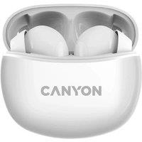 CANYON CNS-TWS5W Wireless Bluetooth Earbuds - White, White