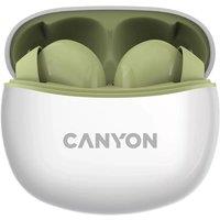 CANYON CNS-TWS5GR Wireless Bluetooth Earbuds - Green, Green