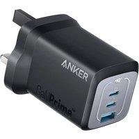 Anker A2669213 Prime 3-Port GaN Wall Charger, Black