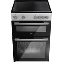 LOGIK LDOC60S25 60 cm Electric Cooker - Silver, Silver/Grey