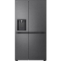 LG NatureFRESH GSLC41EPPE American-Style Fridge Freezer - Matte Black, Black