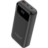 VELD VPB2065B Super-Fast 20000 mAh Portable Power Bank - Black, Black