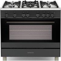 KENWOOD CK501G 90 cm Gas Range Cooker - Matt Black, Black