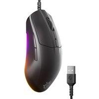 STEELSERIES Rival 3 Gen 2 RGB Optical Gaming Mouse - Black, Black