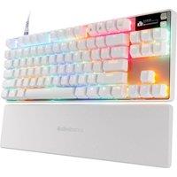 STEELSERIES Apex Pro TKL Gen 3 Mechanical Gaming Keyboard - White, White