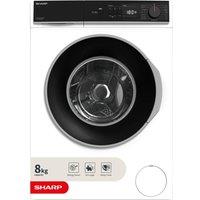 SHARP ES-NFA814BW1NA-EN 8 kg 1400 Spin Washing Machine - White, White