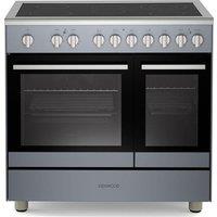 KENWOOD CK602C-SL 90 cm Electric Ceramic Range Cooker - Slate Grey & Chrome, Silver/Grey