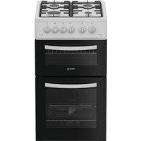 INDESIT ITG5GMW 50 cm Gas Cooker - White, White