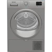 Indesit C YSD 82D SS UK 8 kg Heat Pump Tumble Dryer - Silver, Silver/Grey
