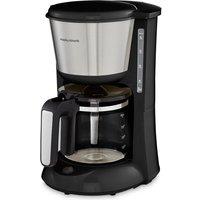 MORPHY RICHARDS Equip 162501 Filter Coffee Machine - Black & Silver, Black,Silver/Grey