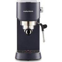 MORPHY RICHARDS Signature Espresso Coffee Machine - Navy Blue, Blue
